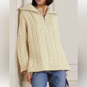 Mr Mittens Cable-Knit Wool Sweater